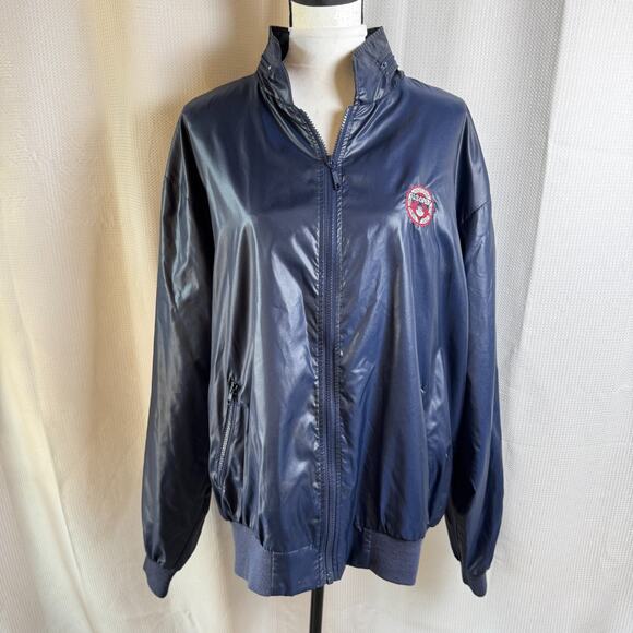 Izod Club 1991 US Open Hazeltine Men's XL Golf Collared Windbreaker Jacket EUC - Picture 1 of 13